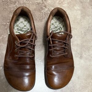 Lems Men's Tan Leather Oxfords